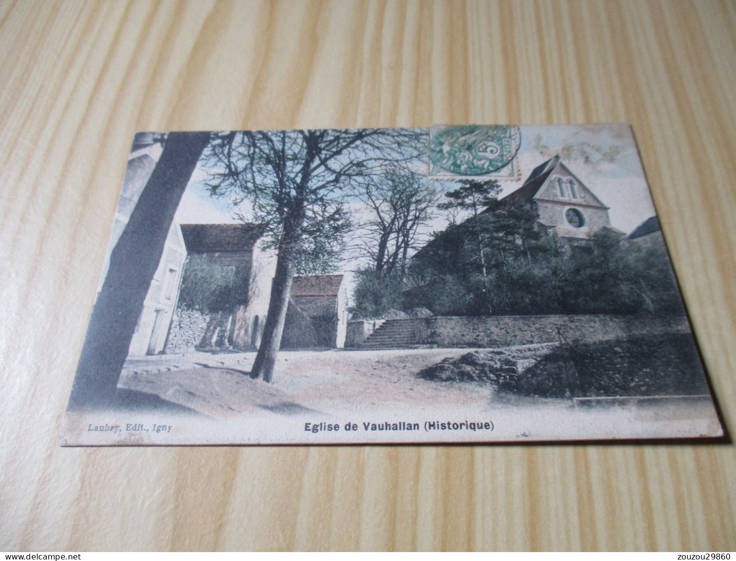 CPA Eglise De Vauhallan (91).Carte Oblitérée Le 30/08/1907. - Other & Unclassified