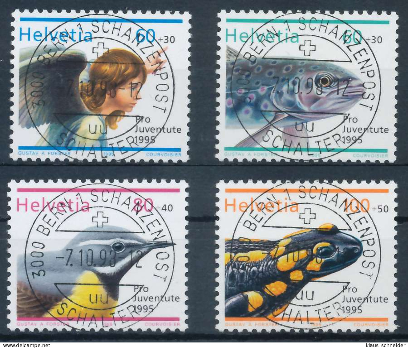 SCHWEIZ PRO JUVENTUTE Nr 1567-1570 Zentrisch Gestempelt X6AA33E - Used Stamps