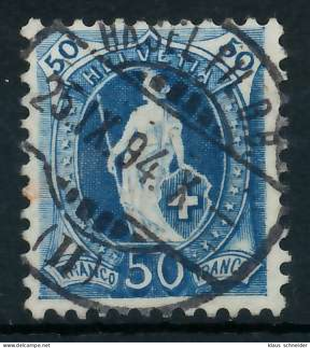 SCHWEIZ STEHENDE HELVETIA Nr 62XCa Zentrisch Gestempelt X6B6326 - Used Stamps