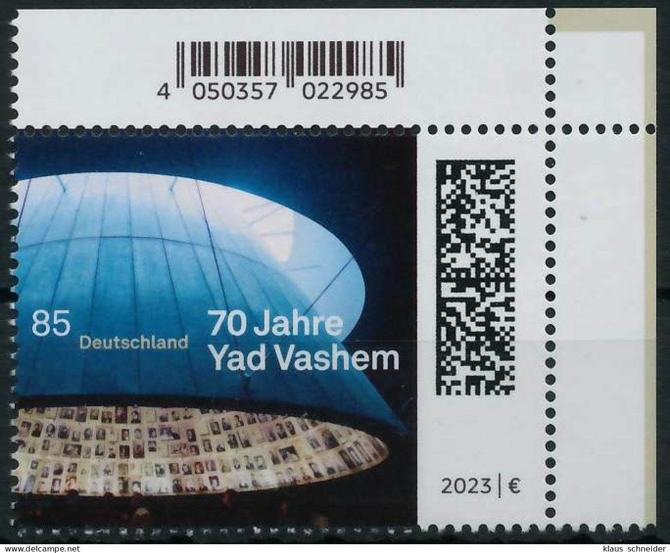 BRD BUND 2023 Nr 3781 Postfrisch ECKE-ORE X6C2742 - Unused Stamps