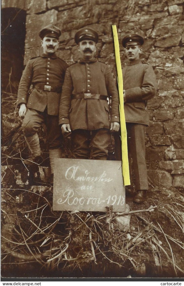 08 0524 ROCROI  SOLDATS ALLEMANDS 1918 - Other & Unclassified