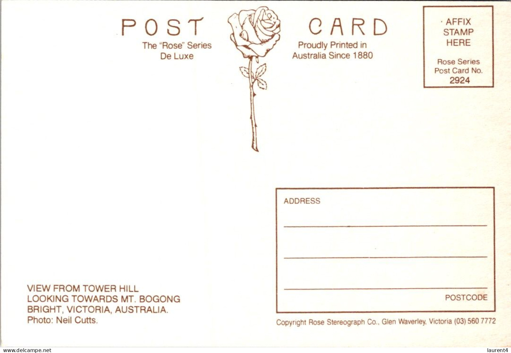 15-5-2024 (5 Z 16) Australia - VIC - Bright (2 Postcards) - Other & Unclassified
