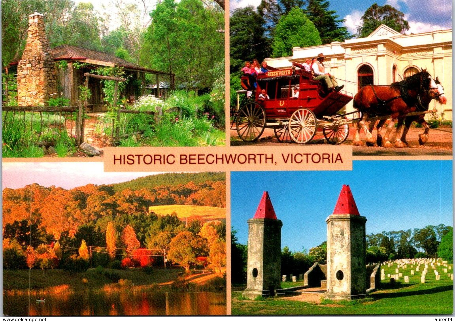 15-5-2024 (5 Z 16) Australia - VIC - Beechworth (2 Postcards) - Sonstige & Ohne Zuordnung