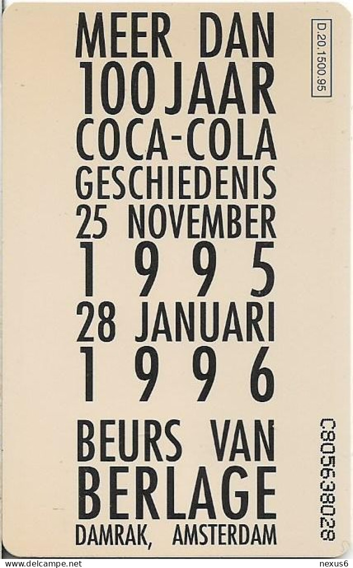 Netherlands - KPN - Chip - CRD202 - Coca Cola ''Have A Nice Day'', 11.1995, 2.50ƒ, 1.500ex, Mint - Privées