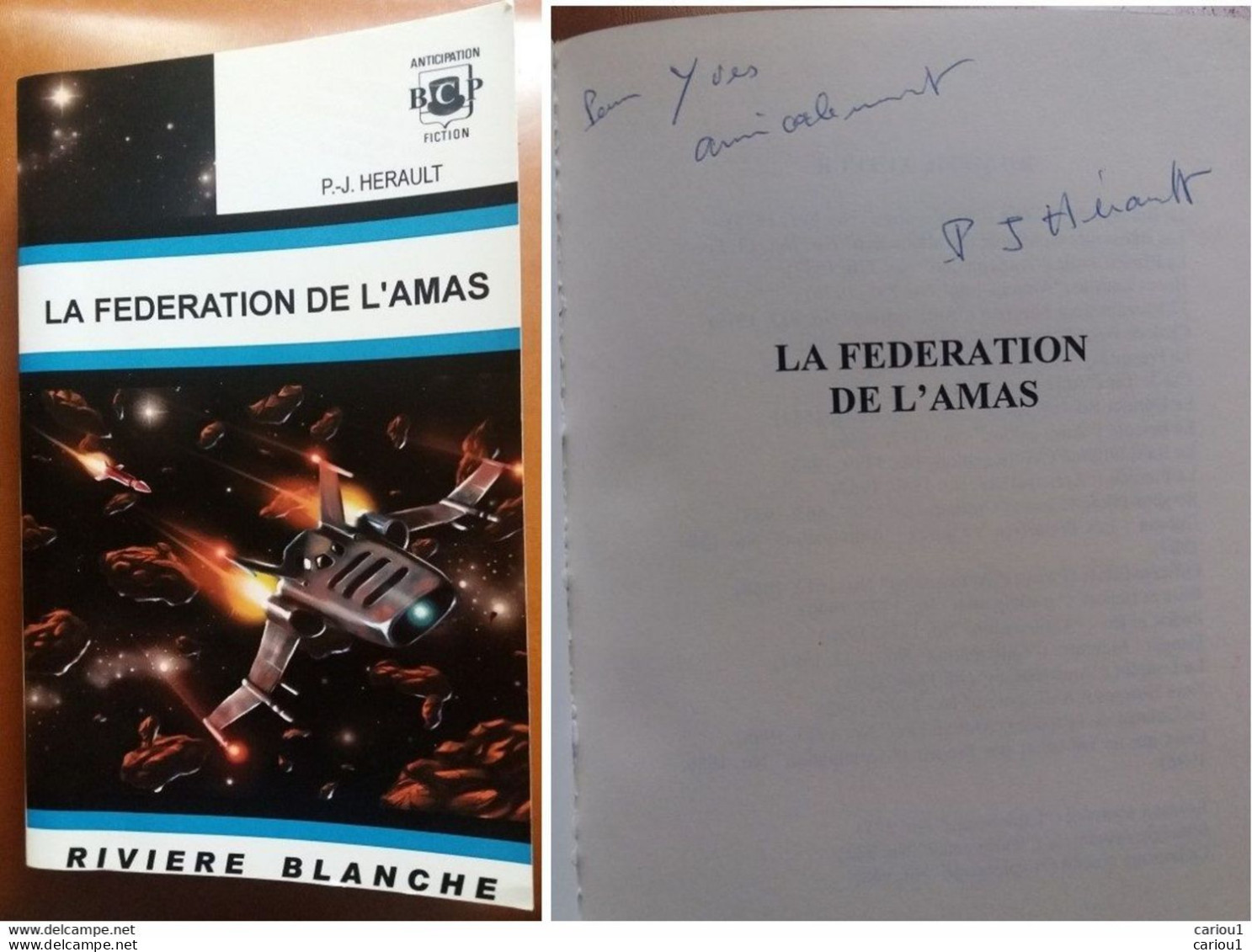 C1 P. J. HERAULT La FEDERATION DE L AMAS EO 2004 Envoi DEDICACE Signed SF PORT INCLUS France - Sonstige & Ohne Zuordnung