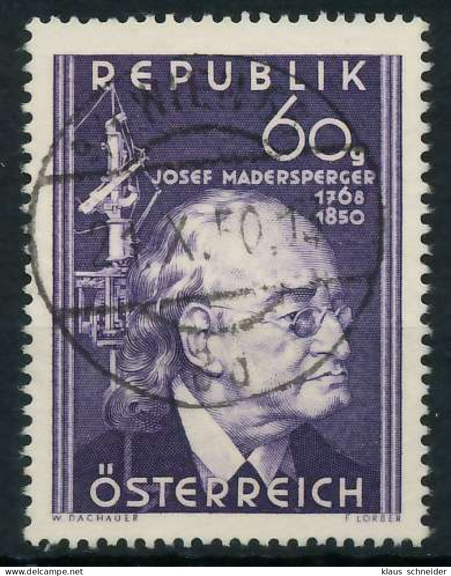 ÖSTERREICH 1950 Nr 951 Zentrisch Gestempelt X75E5AE - Used Stamps
