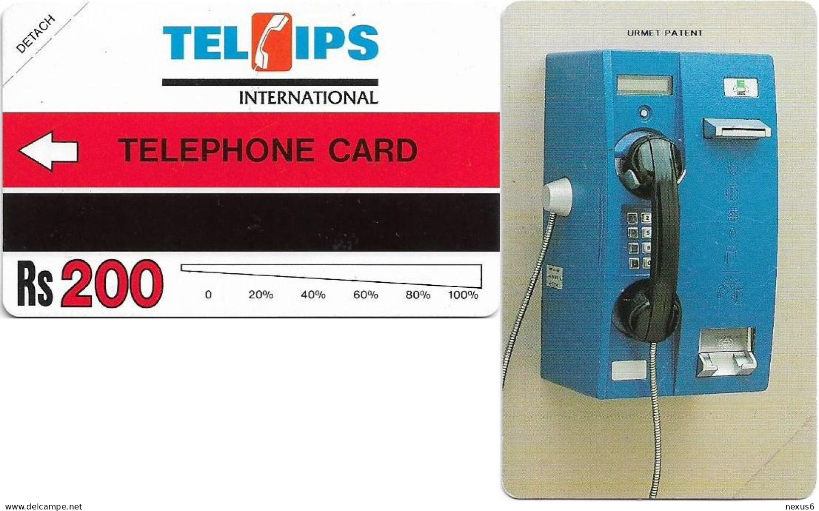 Pakistan - Telips - Urmet - Public Telephone 2, 200Rs, 1993, 135.000ex, Mint - Pakistan