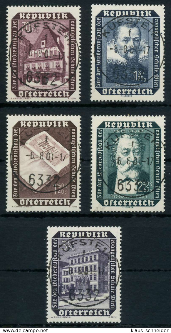 ÖSTERREICH 1953 Nr 989-993 Zentrisch Gestempelt X75E66A - Used Stamps