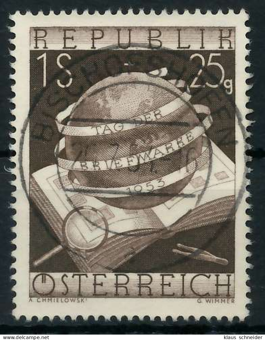 ÖSTERREICH 1953 Nr 995 Zentrisch Gestempelt X75E676 - Oblitérés