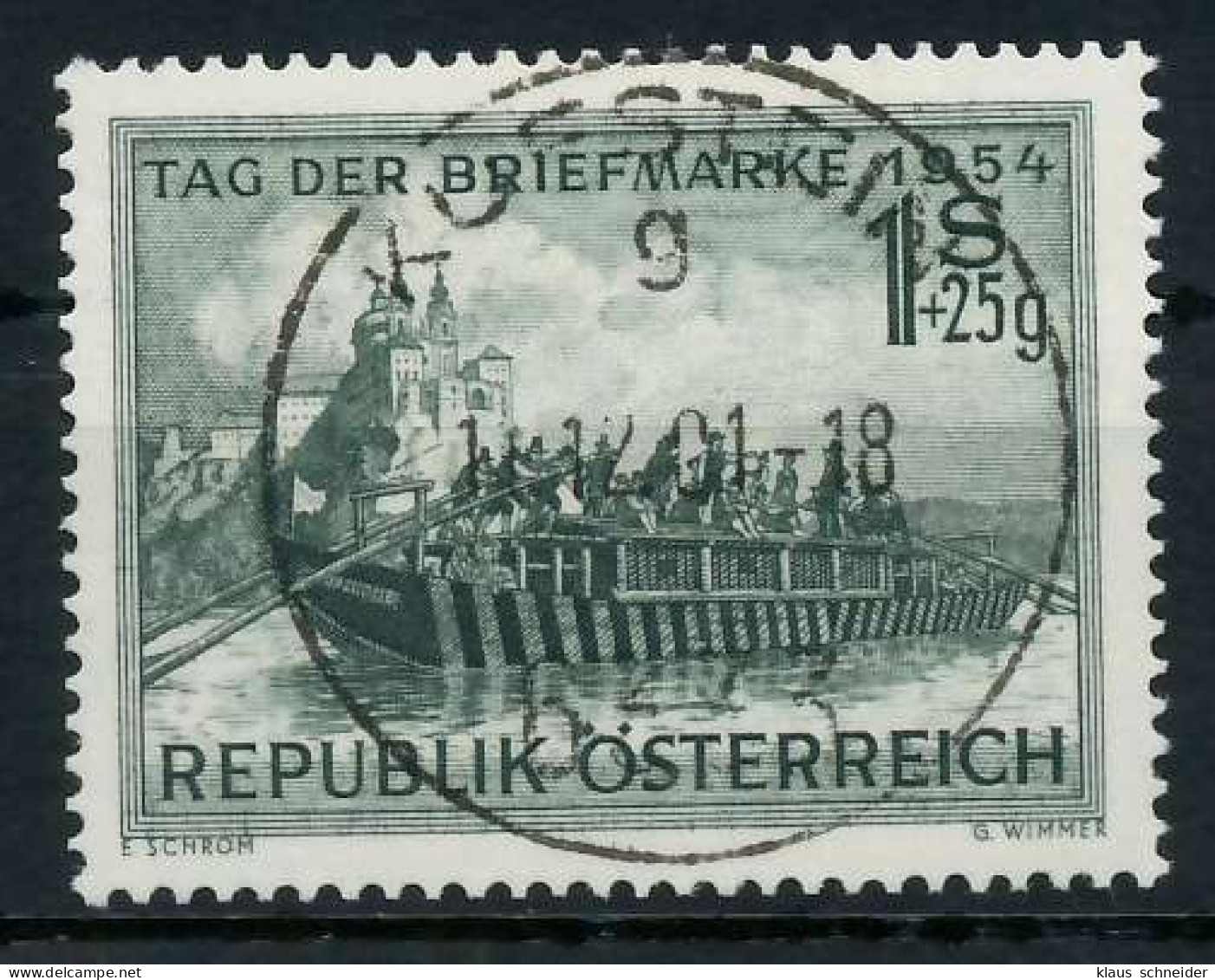 ÖSTERREICH 1954 Nr 1010 Zentrisch Gestempelt X75E6AE - Used Stamps