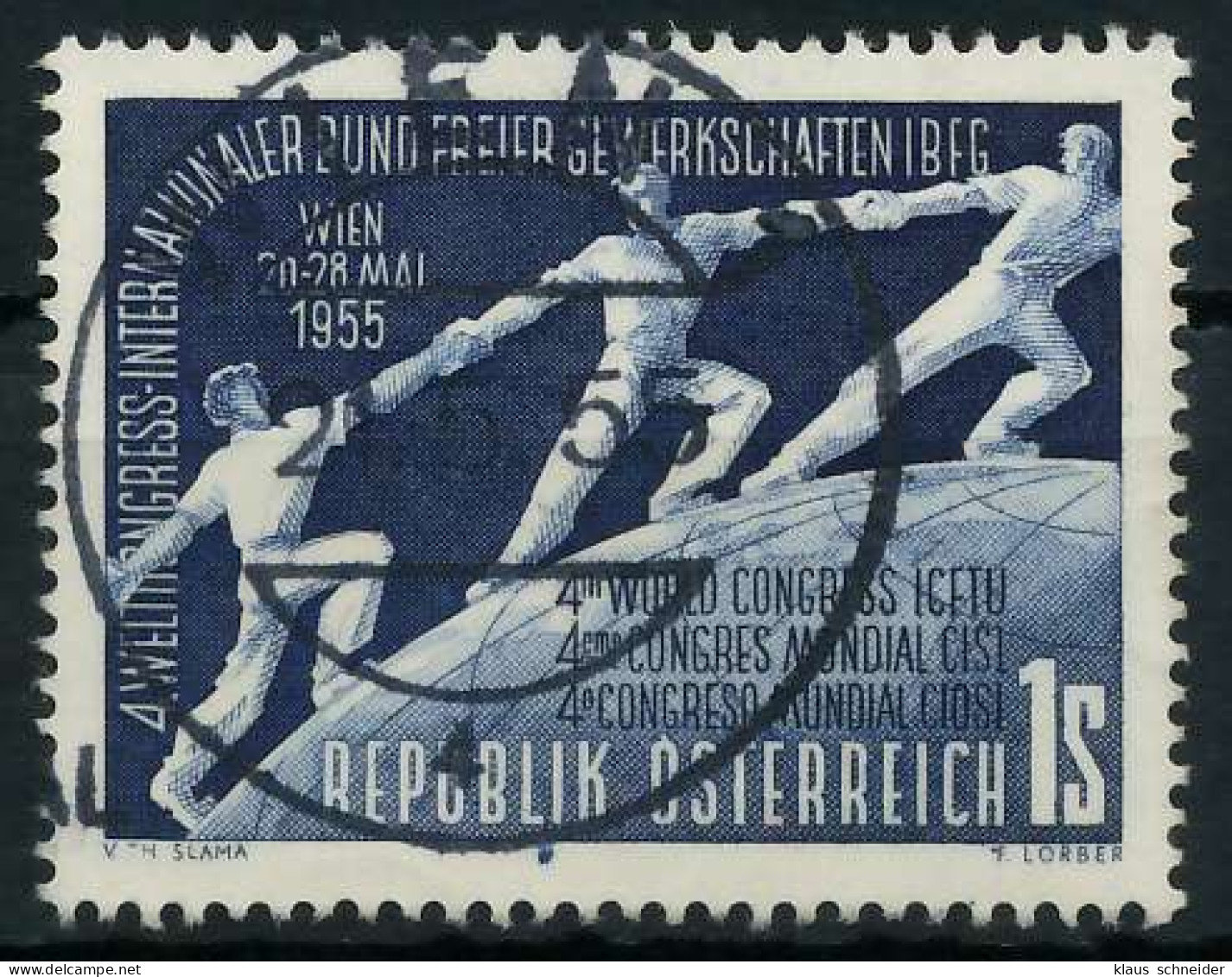 ÖSTERREICH 1955 Nr 1018 Zentrisch Gestempelt X75E6C6 - Used Stamps