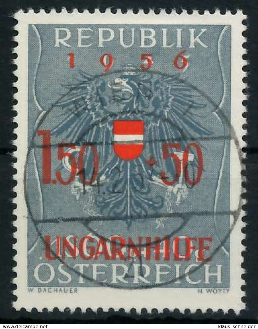 ÖSTERREICH 1956 Nr 1030 Zentrisch Gestempelt X75E706 - Used Stamps