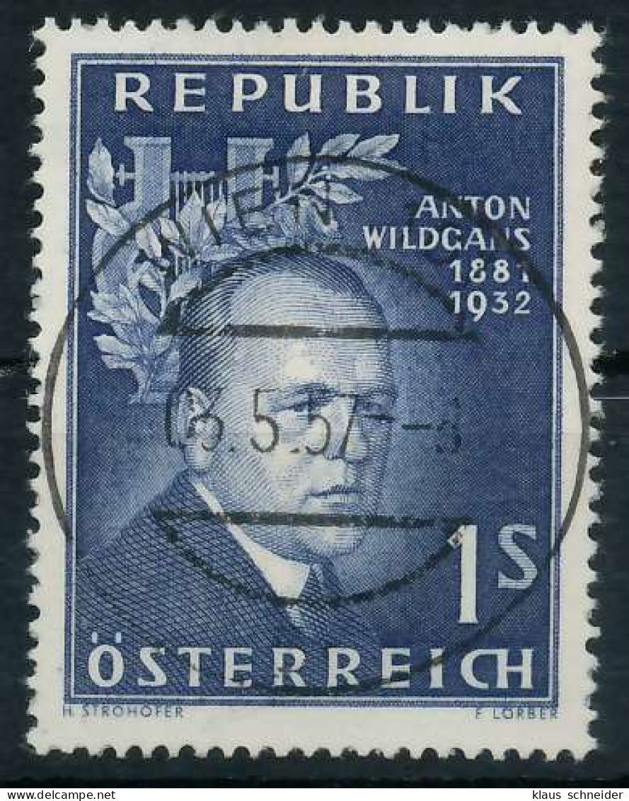 ÖSTERREICH 1957 Nr 1033 Zentrisch Gestempelt X75E712 - Used Stamps