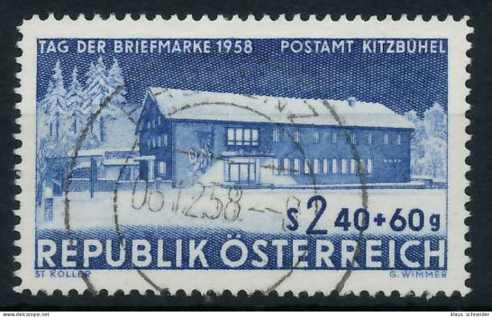 ÖSTERREICH 1958 Nr 1058 Zentrisch Gestempelt X75E756 - Oblitérés