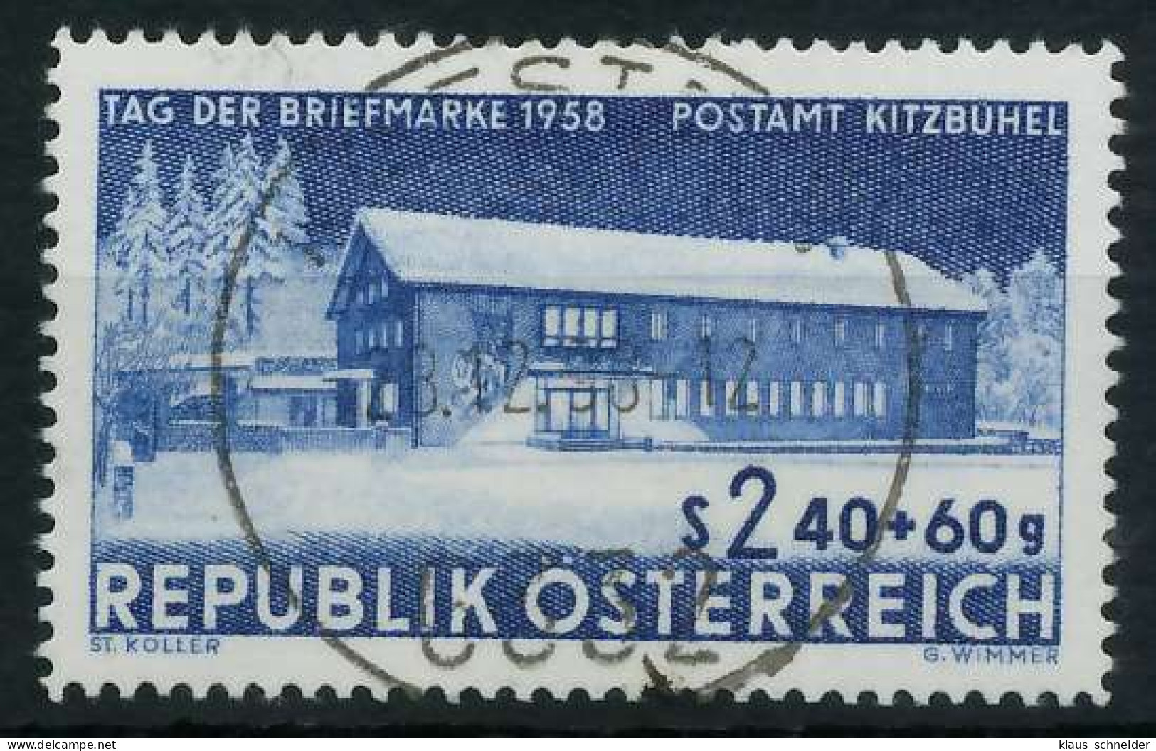 ÖSTERREICH 1958 Nr 1058 Zentrisch Gestempelt X75E752 - Usati