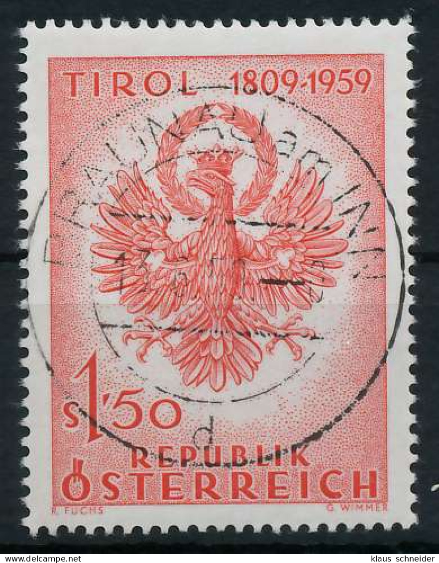 ÖSTERREICH 1959 Nr 1067 Zentrisch Gestempelt X75E776 - Oblitérés