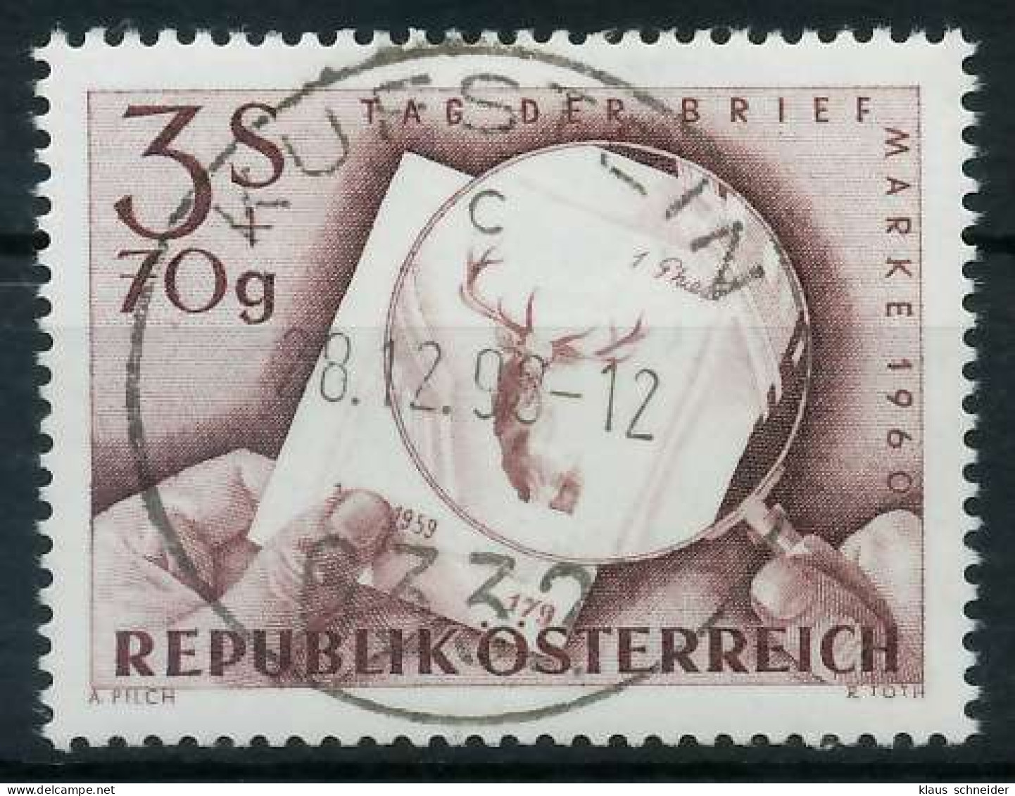 ÖSTERREICH 1960 Nr 1083 Zentrisch Gestempelt X75E7BE - Used Stamps