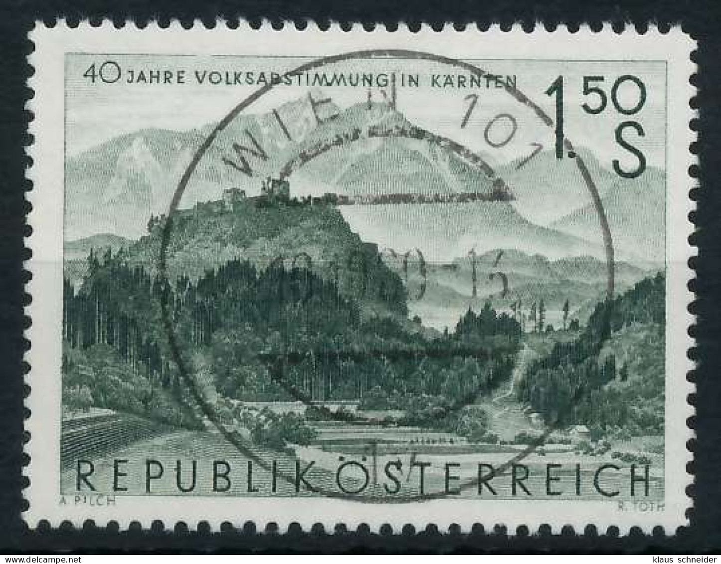 ÖSTERREICH 1960 Nr 1082 Zentrisch Gestempelt X75E7C2 - Used Stamps