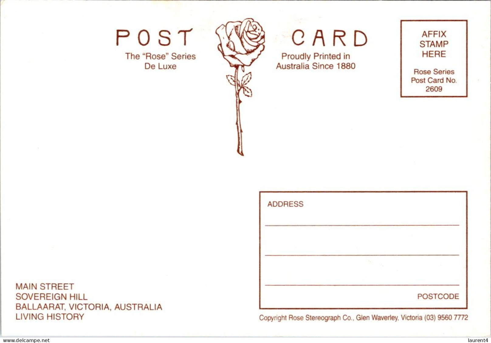 15-5-2024 (5 Z 16) Australia - VIC - Ballaarat (Ballarat) Lee Note Mispelling City Name On Postcard - Ballarat