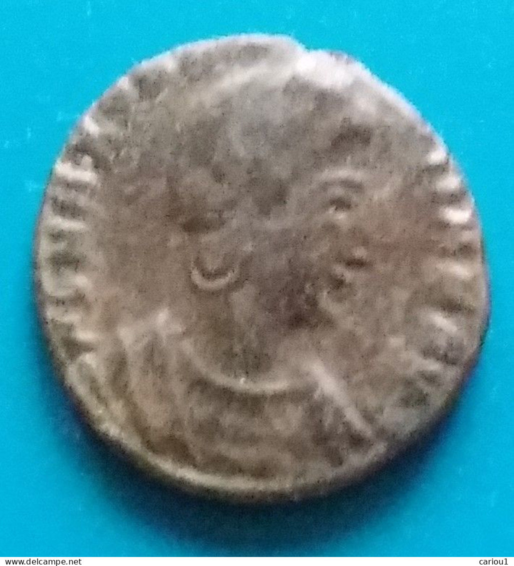 C1 THEODORA Ae4 Pietas Romana PORTRAIT Detail Revers PATINE 337 / 340 PORT INCLUS France - Der Christlischen Kaiser (307 / 363)