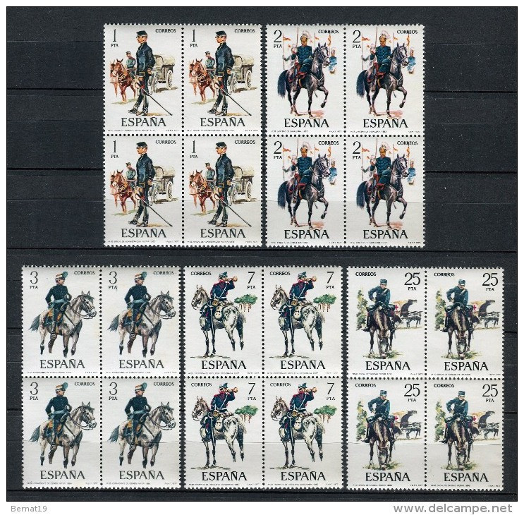 España 1977. Edifil 2423-27 X 4 ** MNH. - Unused Stamps