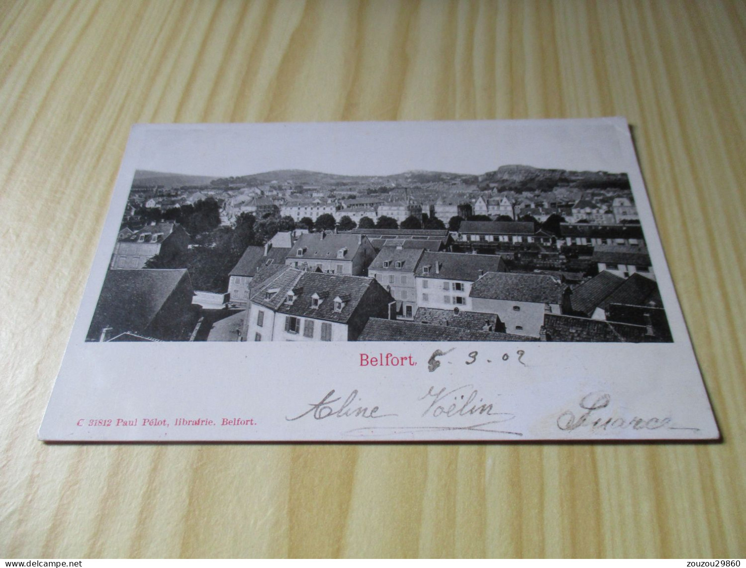 CPA Belfort (90).Vue Générale - Carte Datée Du 05/03/1902. - Belfort - Stadt