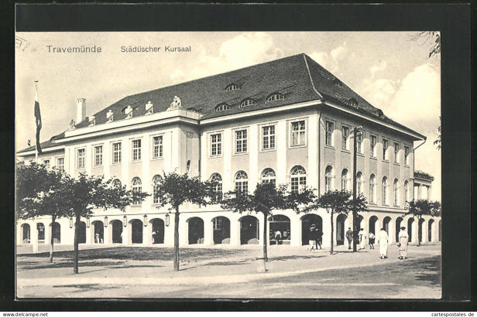 AK Ostseebad Travemünde, Städtischer Kursaal  - Lübeck-Travemünde