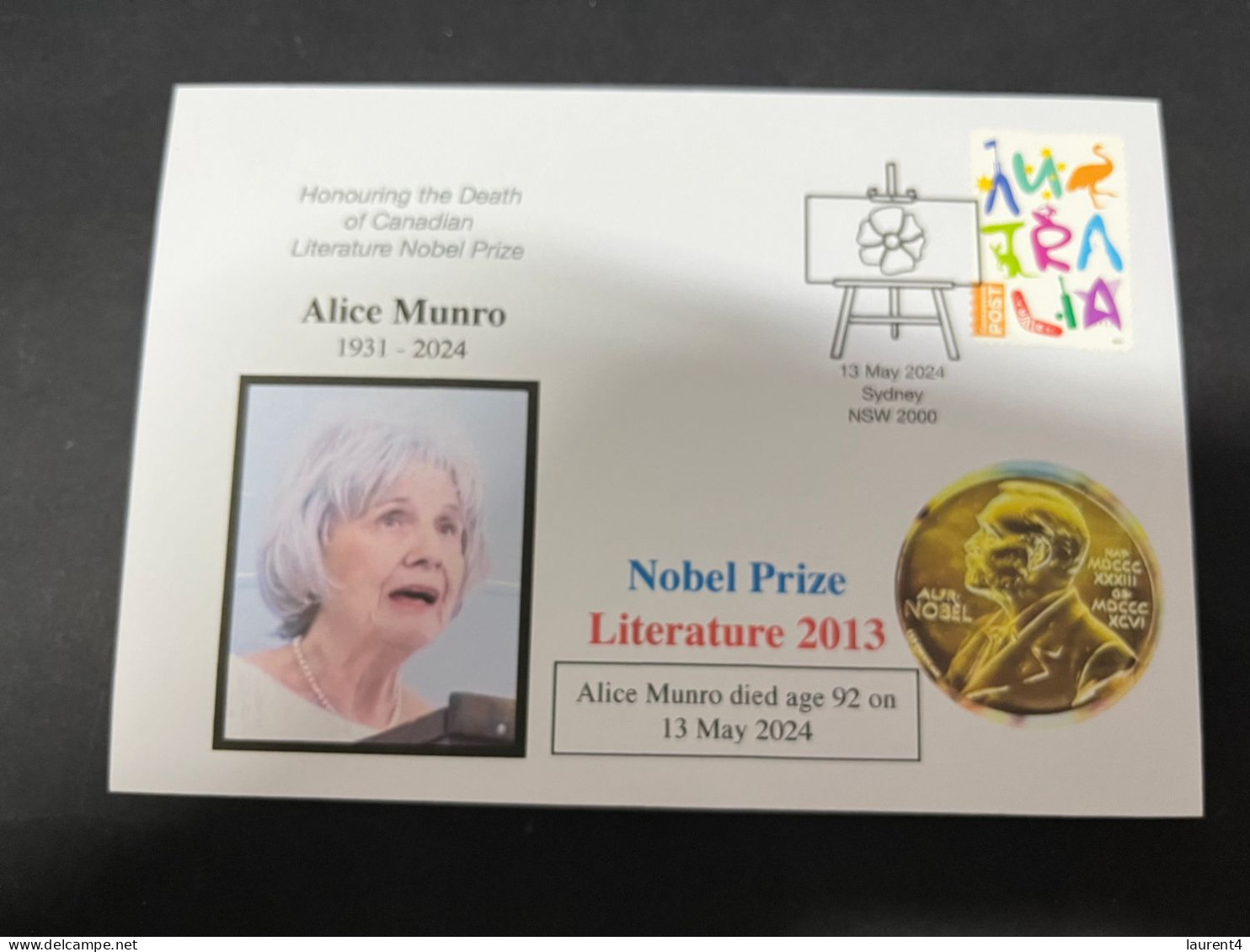 17-5-2024 (5 Z 17)  Death Of Canada Literature 2013 Nobel Prize - Alice Munro (age 92) - Writers