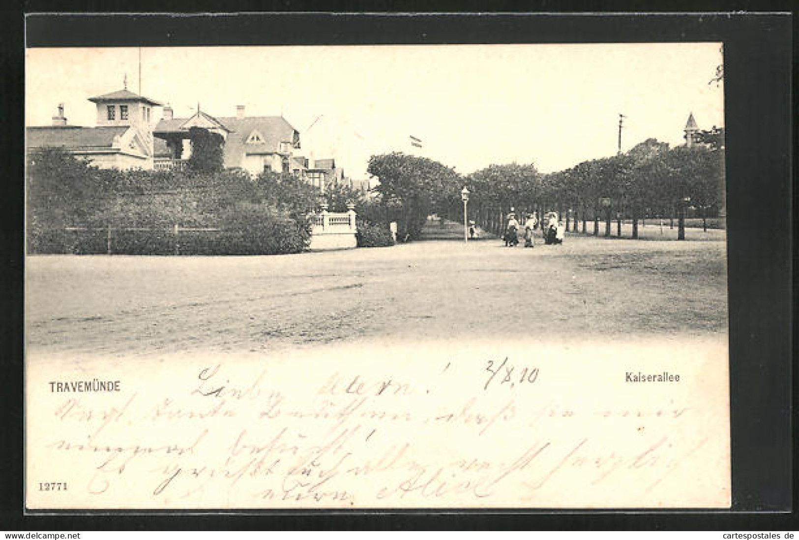 AK Travemünde, Blick Zur Kaiserallee  - Luebeck-Travemuende