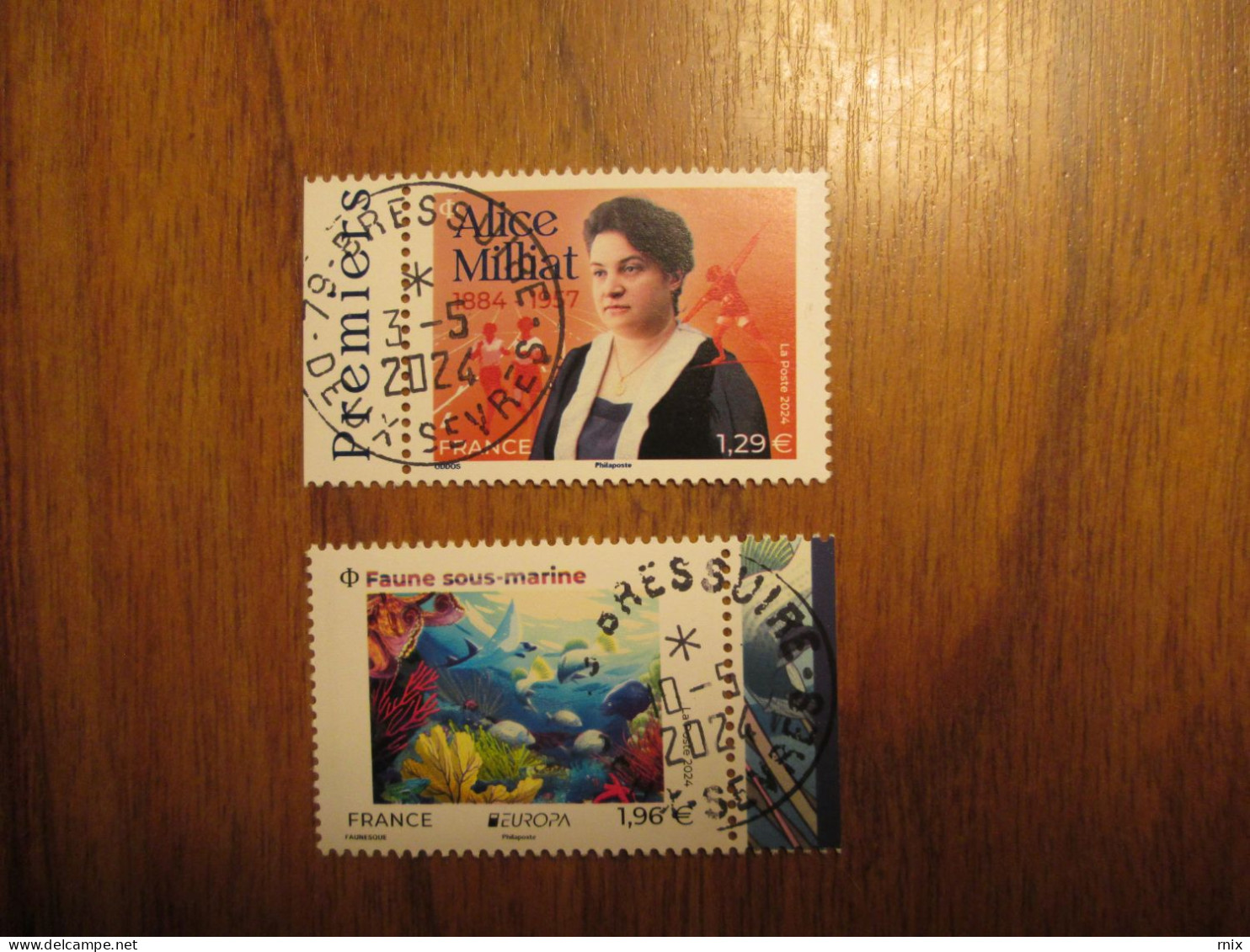 2024 Milliat Jeux Floraux Toulouse Jardin Lautaret Europa Faune Sous-marine Oblitéré 1er Jour Cachet Rond 03-10/05/2024 - Used Stamps