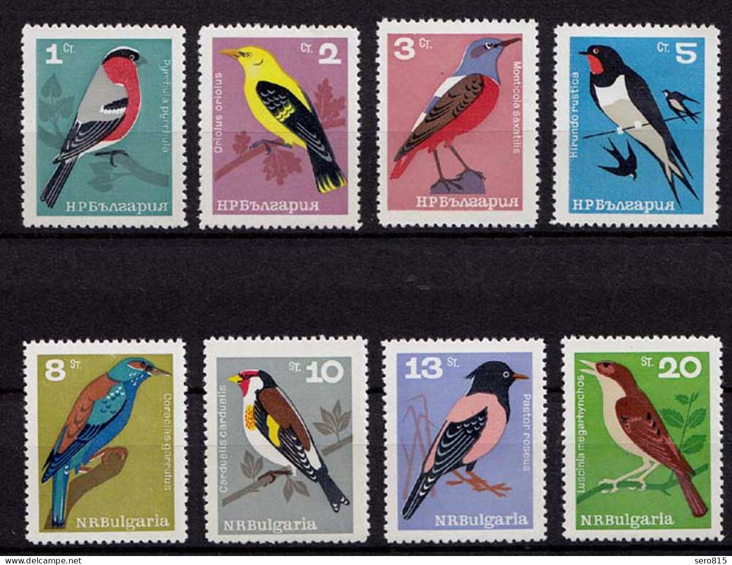 Bulgarien - Bulgaria 1965 Michel 1529-1536 ** Vögel Postfrisch MNH   (b350 - Other & Unclassified