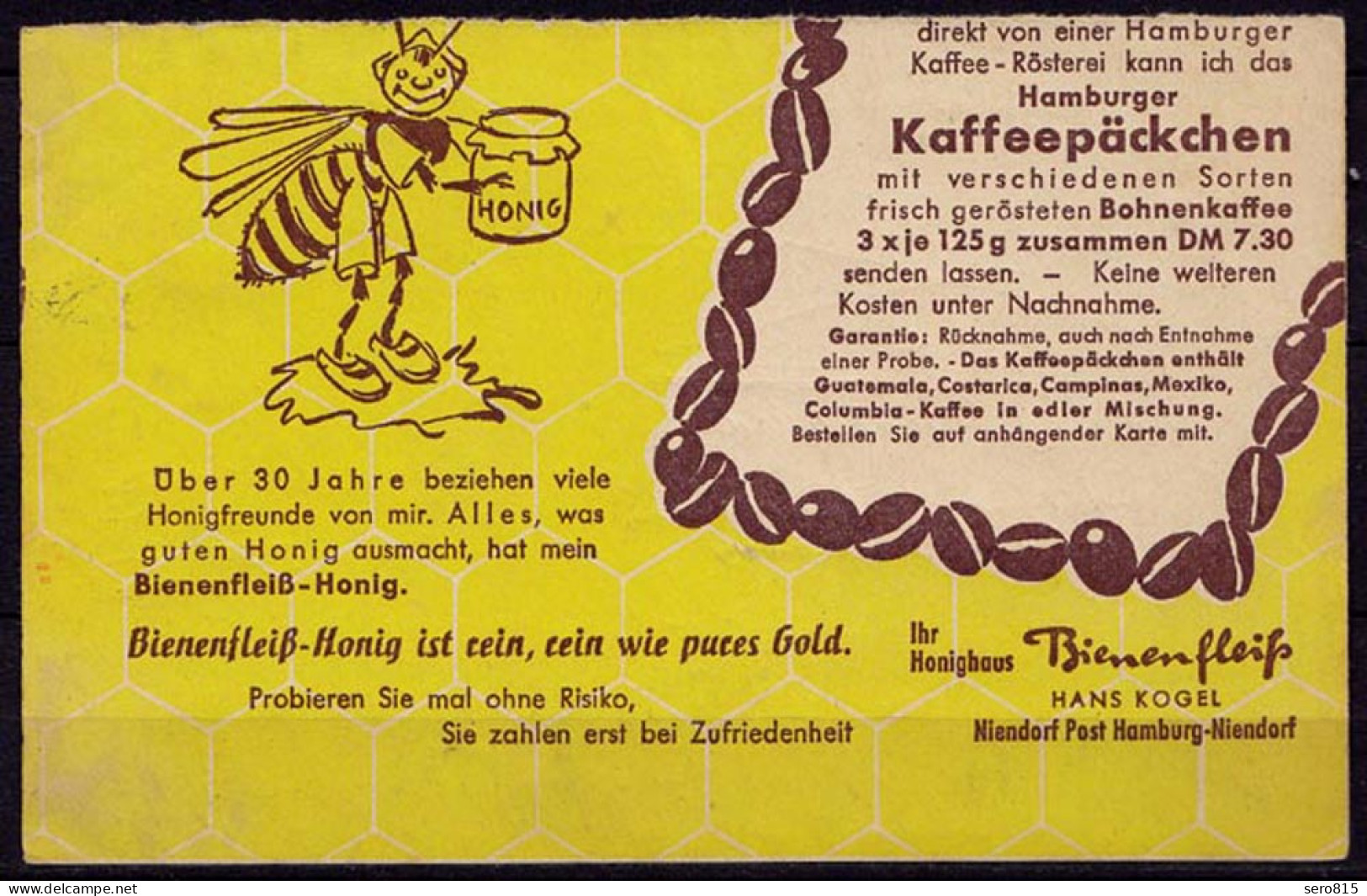 Landpost ALTWARMBÜCHEN über Hannover  Karte 1956   (b967 - Sonstige & Ohne Zuordnung