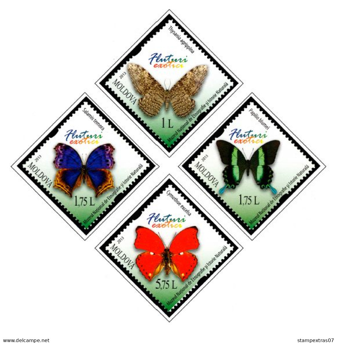 COLOR PRINTED MOLDOVA 2011-2020 STAMP ALBUM PAGES (52 illustrated pages) >> FEUILLES ALBUM