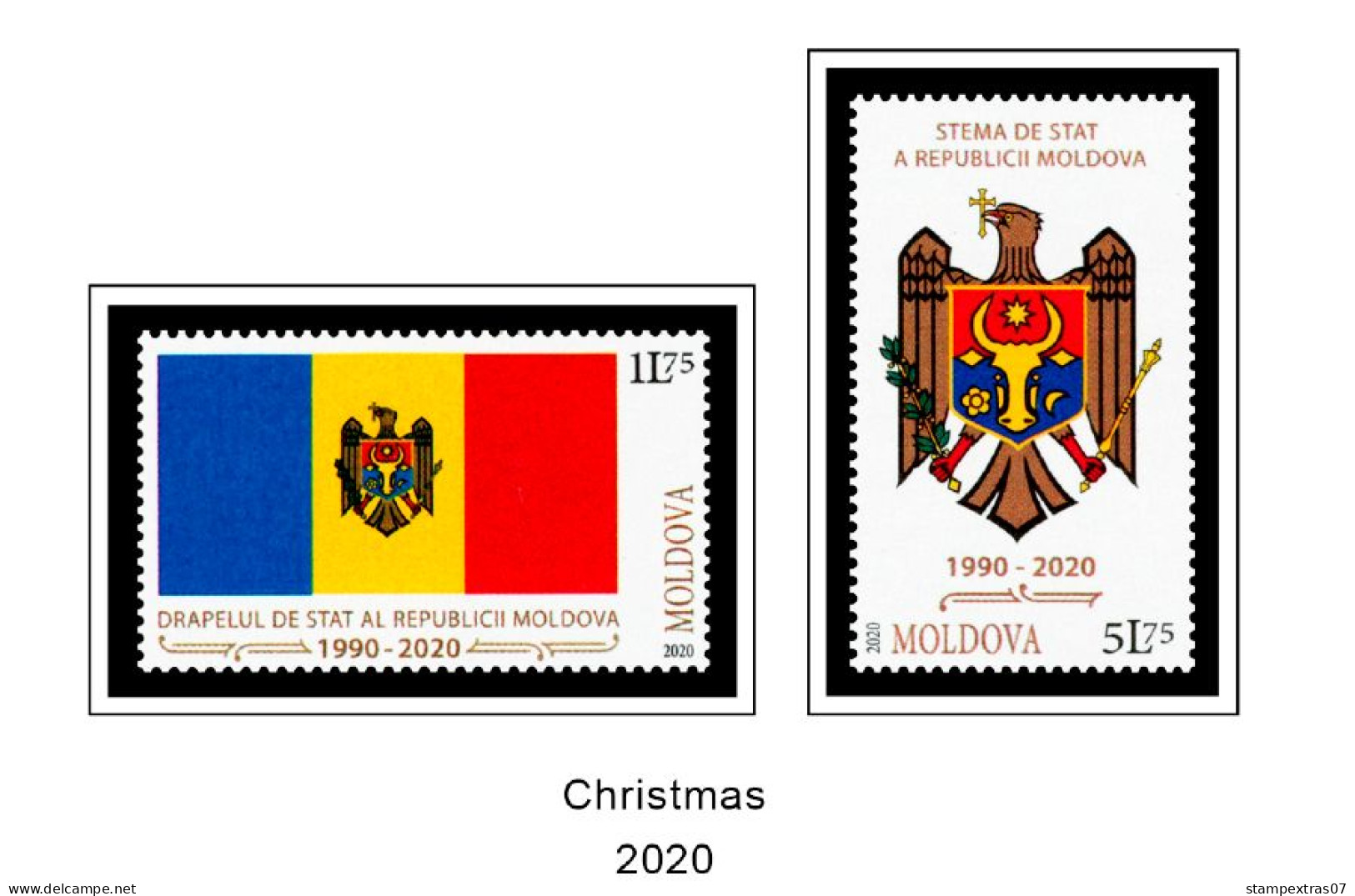 COLOR PRINTED MOLDOVA 2011-2020 STAMP ALBUM PAGES (52 illustrated pages) >> FEUILLES ALBUM