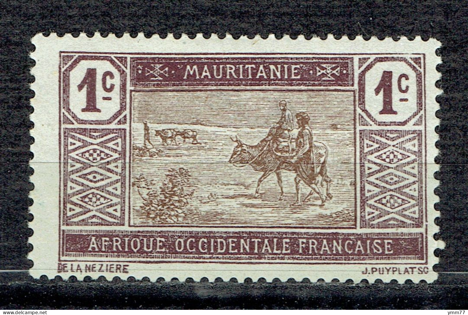 Série Courante : Paysan Sur Son Bœuf - Unused Stamps