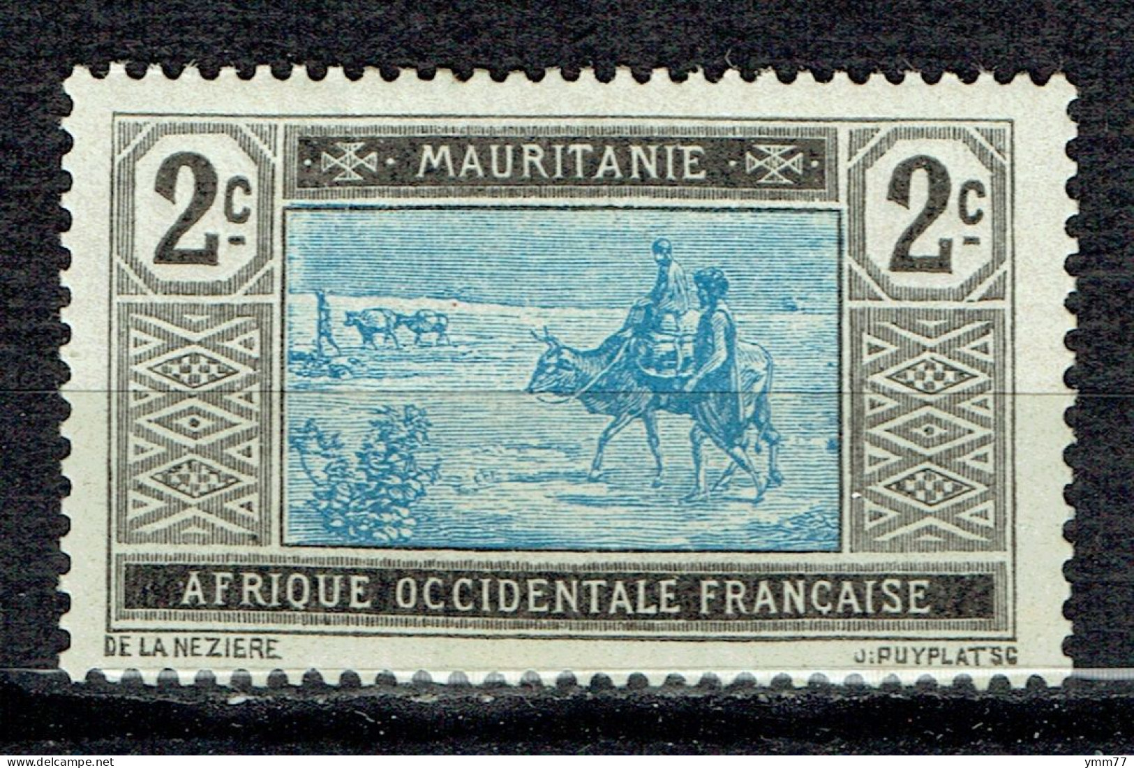 Série Courante : Paysan Sur Son Bœuf - Unused Stamps