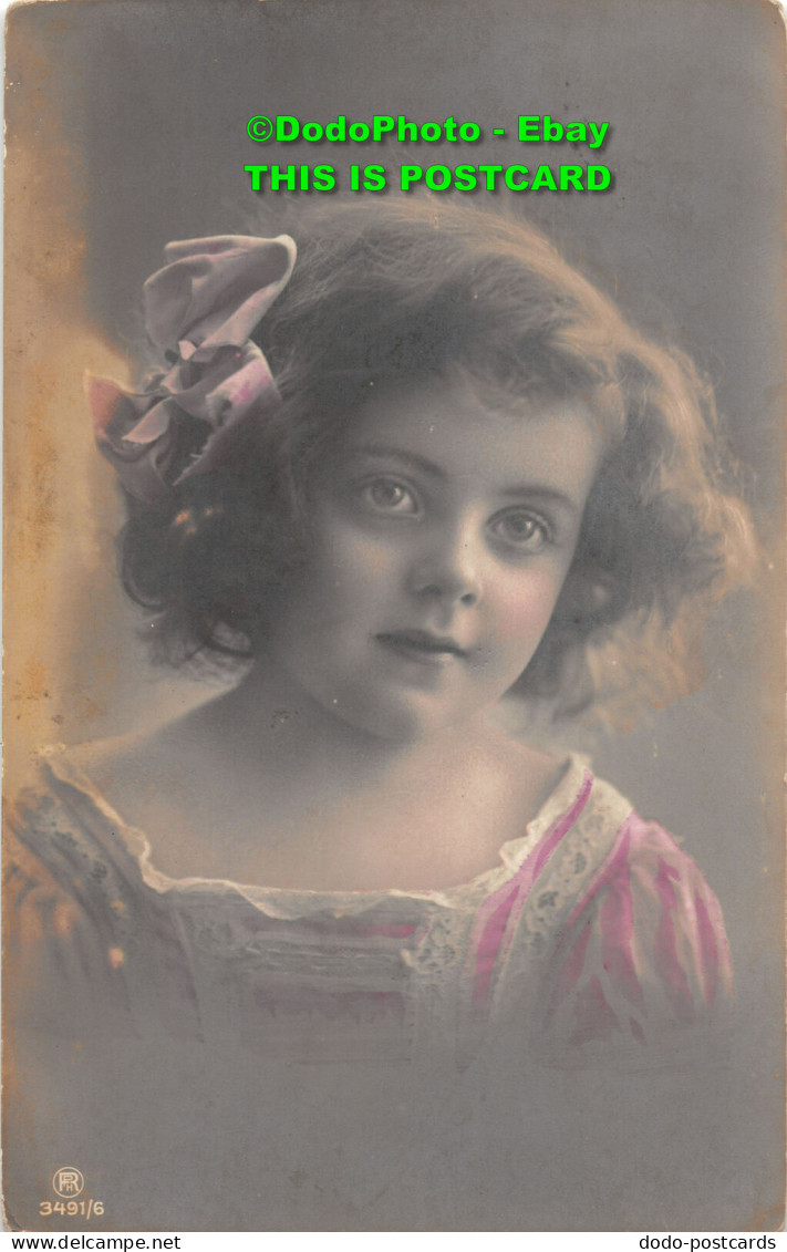 R450348 Girl. 3491 6. Old Photography. Postcard. 1912 - World