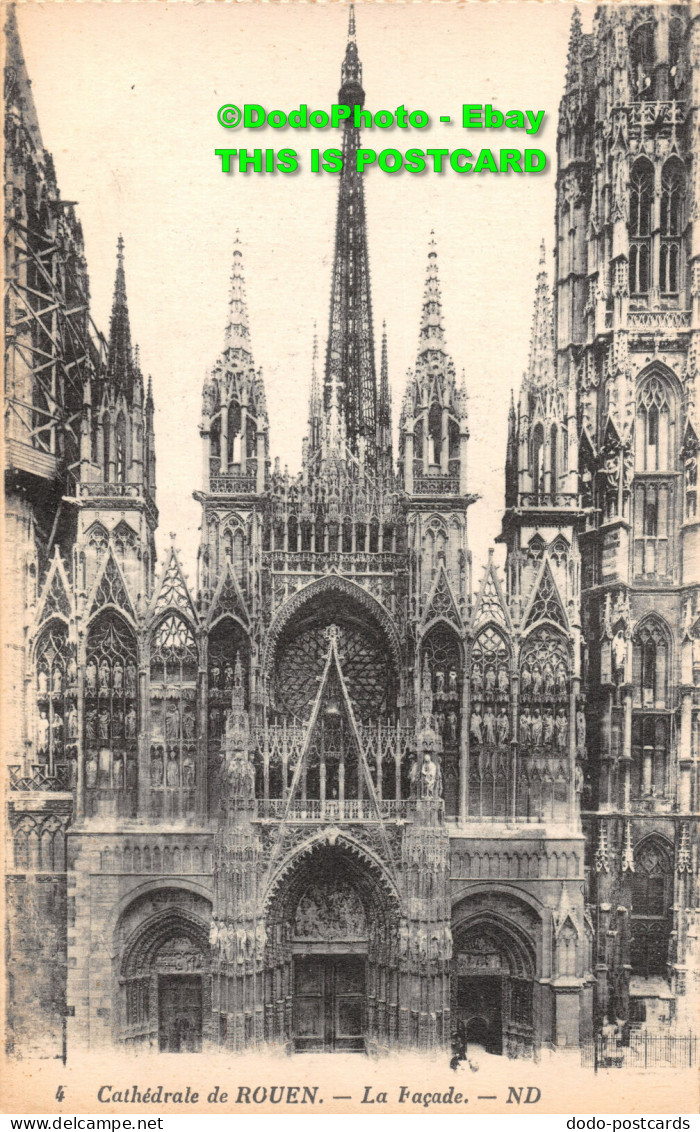 R450510 Cathedrale De Rouen. La Facade. ND. Levy Et Neurdein Reunis - World