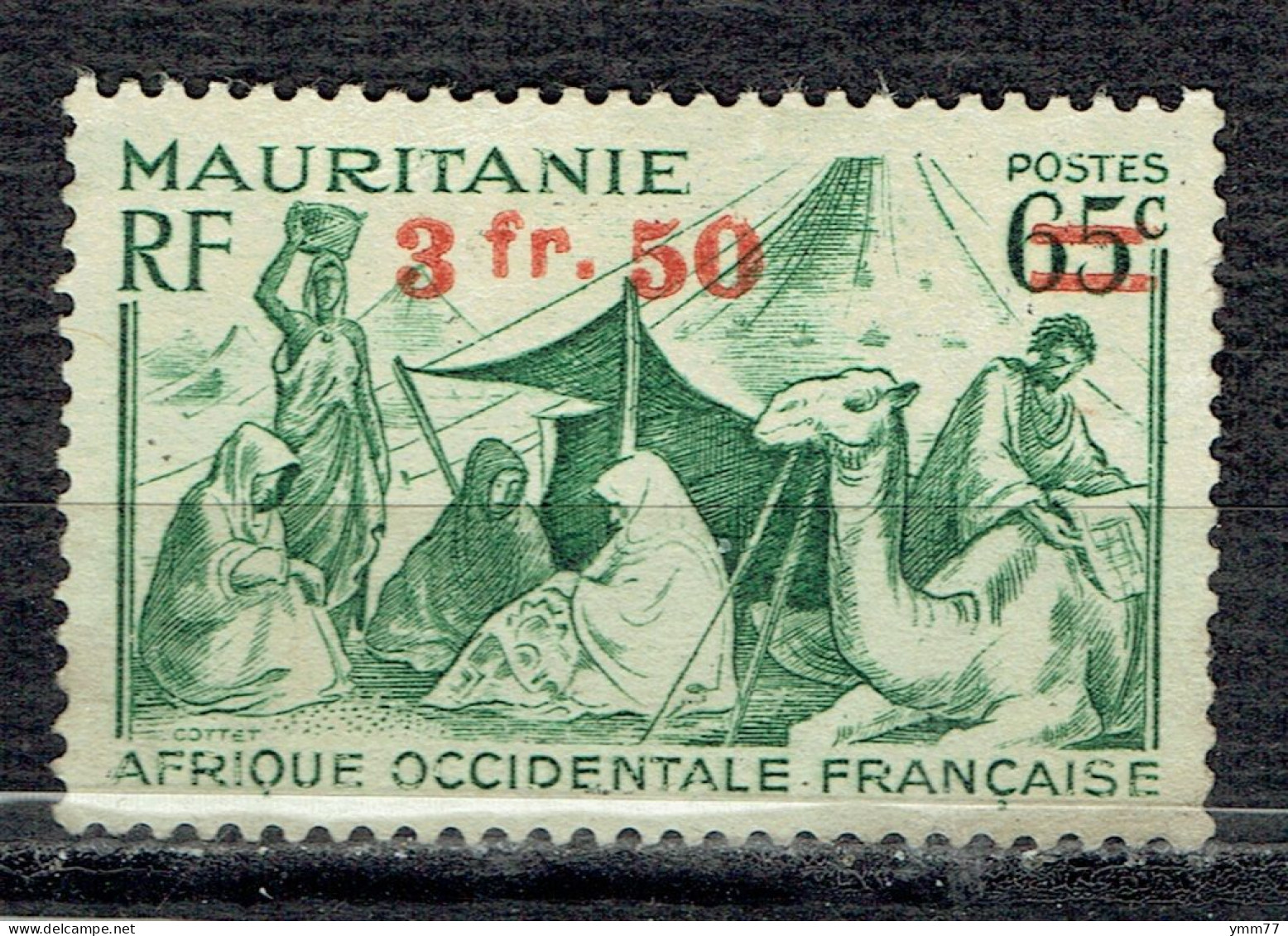 Série Courante Surchargée : Nomades - Unused Stamps