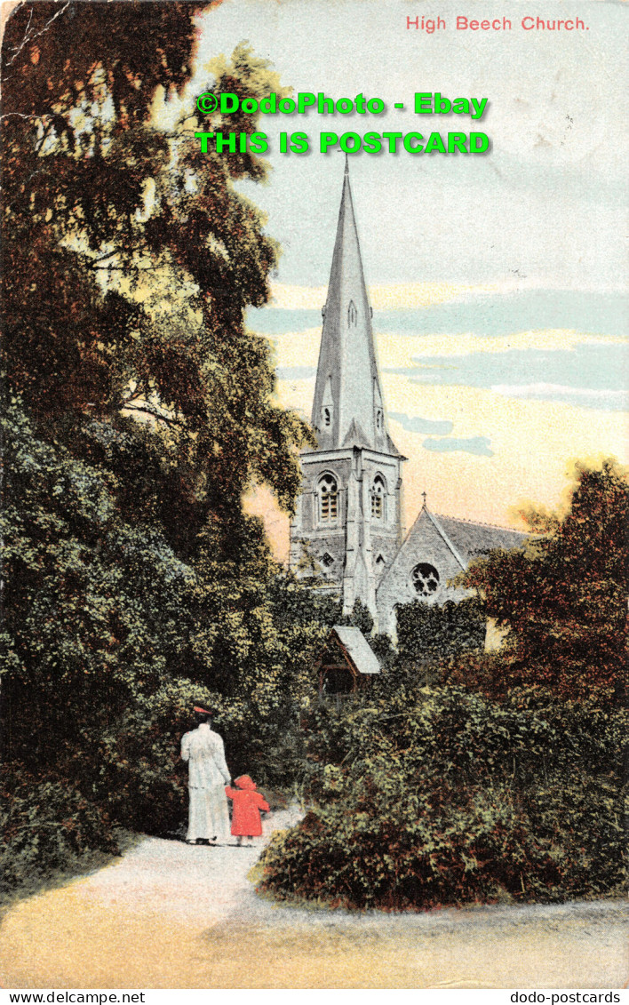 R450522 High Beech Church. 1910 - Wereld