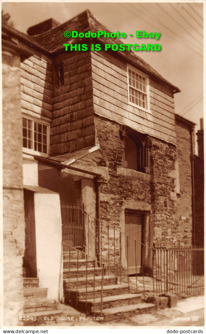 R450662 Padstow. Old House. Judges. 22045 - Wereld