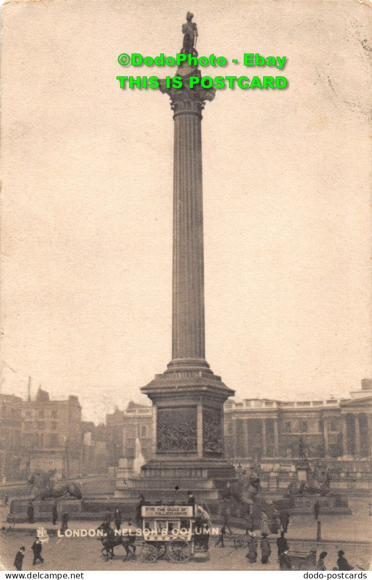 R450666 London. Nelson Column. Tuck. Town And City. Postcard 2002. 1905 - Other & Unclassified