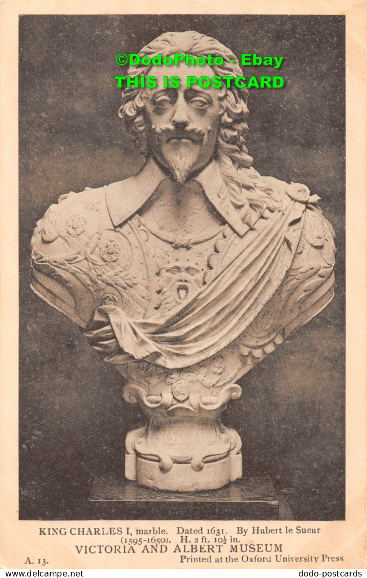 R450545 Victoria And Albert Museum. King Charles I. Marble. Oxford University Pr - Wereld