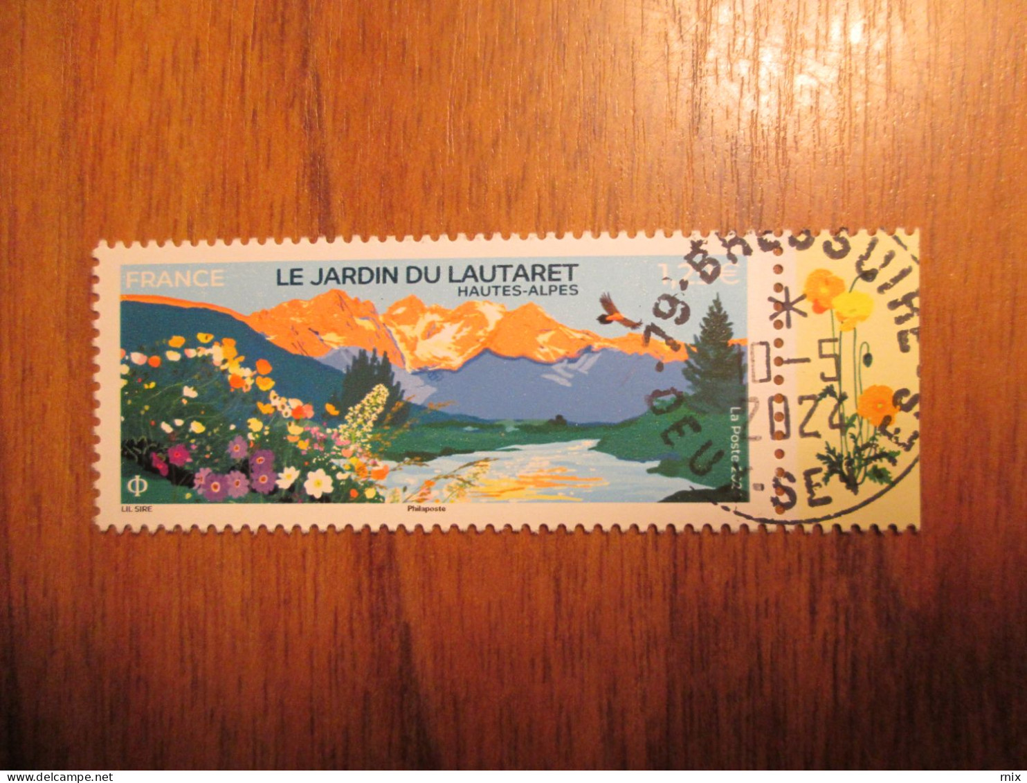 2024 Le Jardin Du Lautaret Hautes-Alpes Oblitéré 1er Jour Cachet Rond 10/05/2024 - Gebruikt