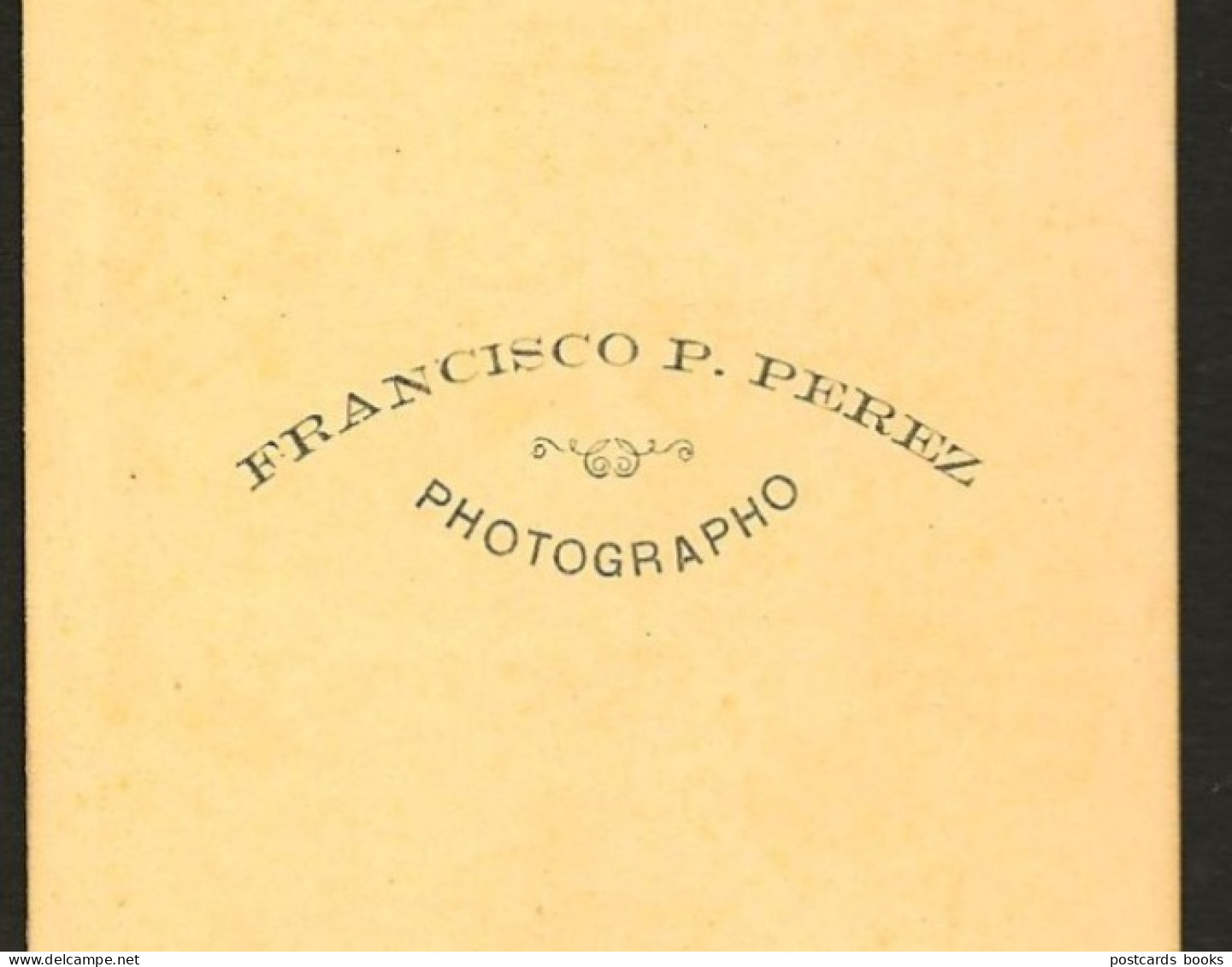 Fotografia Antiga PHOTOGRAPHO Francisco P. Perez. Old CDV Photo Portugal - Alte (vor 1900)