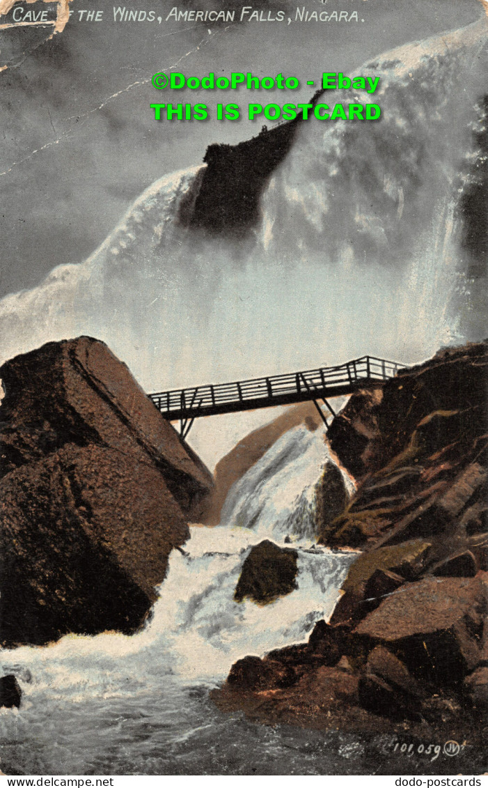 R450833 Niagara. American Falls. Cave Of The Winds. Valentine. 1913 - Wereld