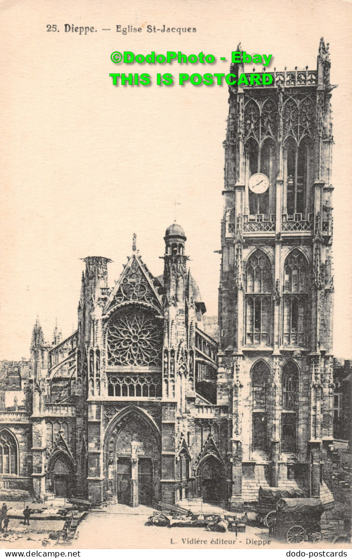 R450840 Dieppe. Eglise St. Jacques. L. Vidiere - Wereld