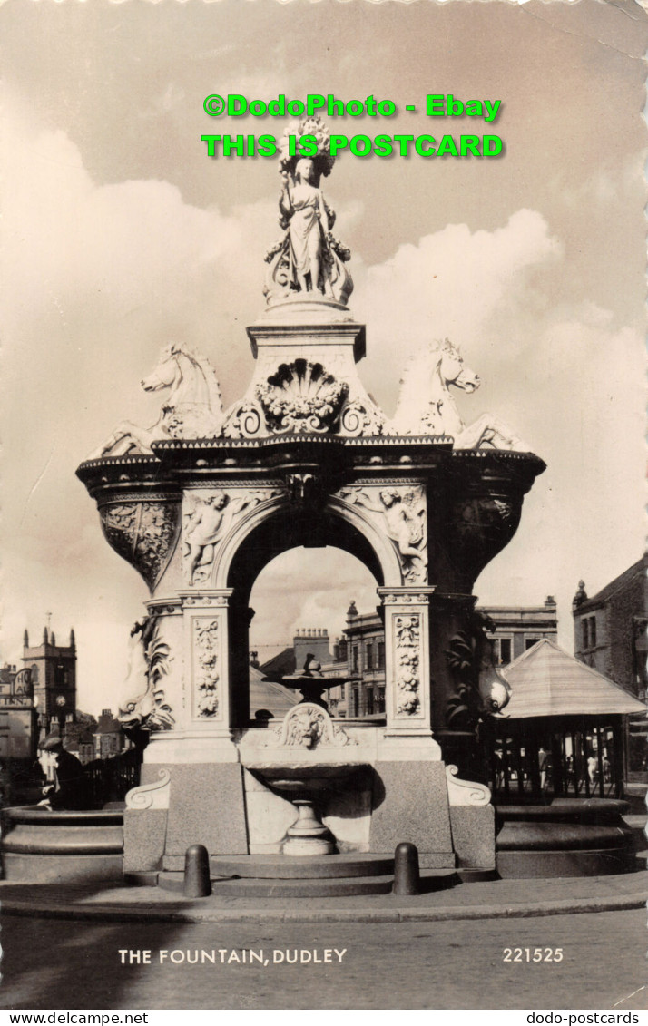 R450601 Dudley. The Fountain. Valentine. RP. 1961 - Wereld