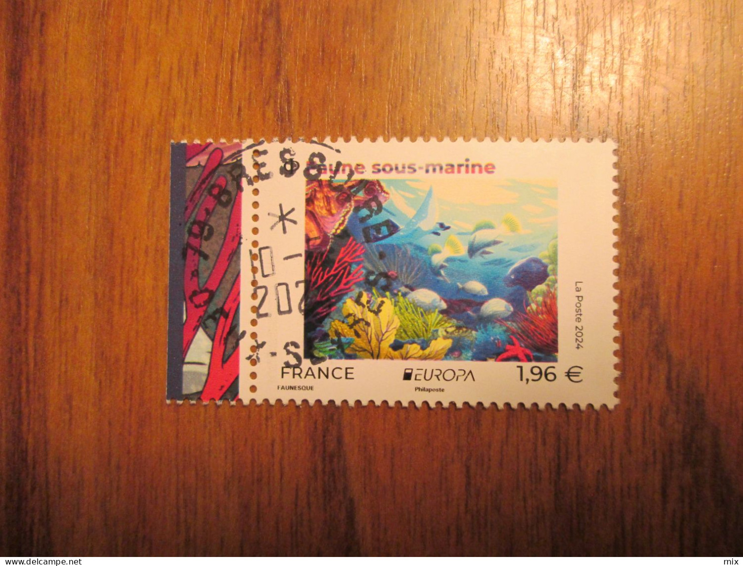 2024 Europa Faune Sous-marine Oblitéré 1er Jour Cachet Rond 10/05/2024 - Used Stamps