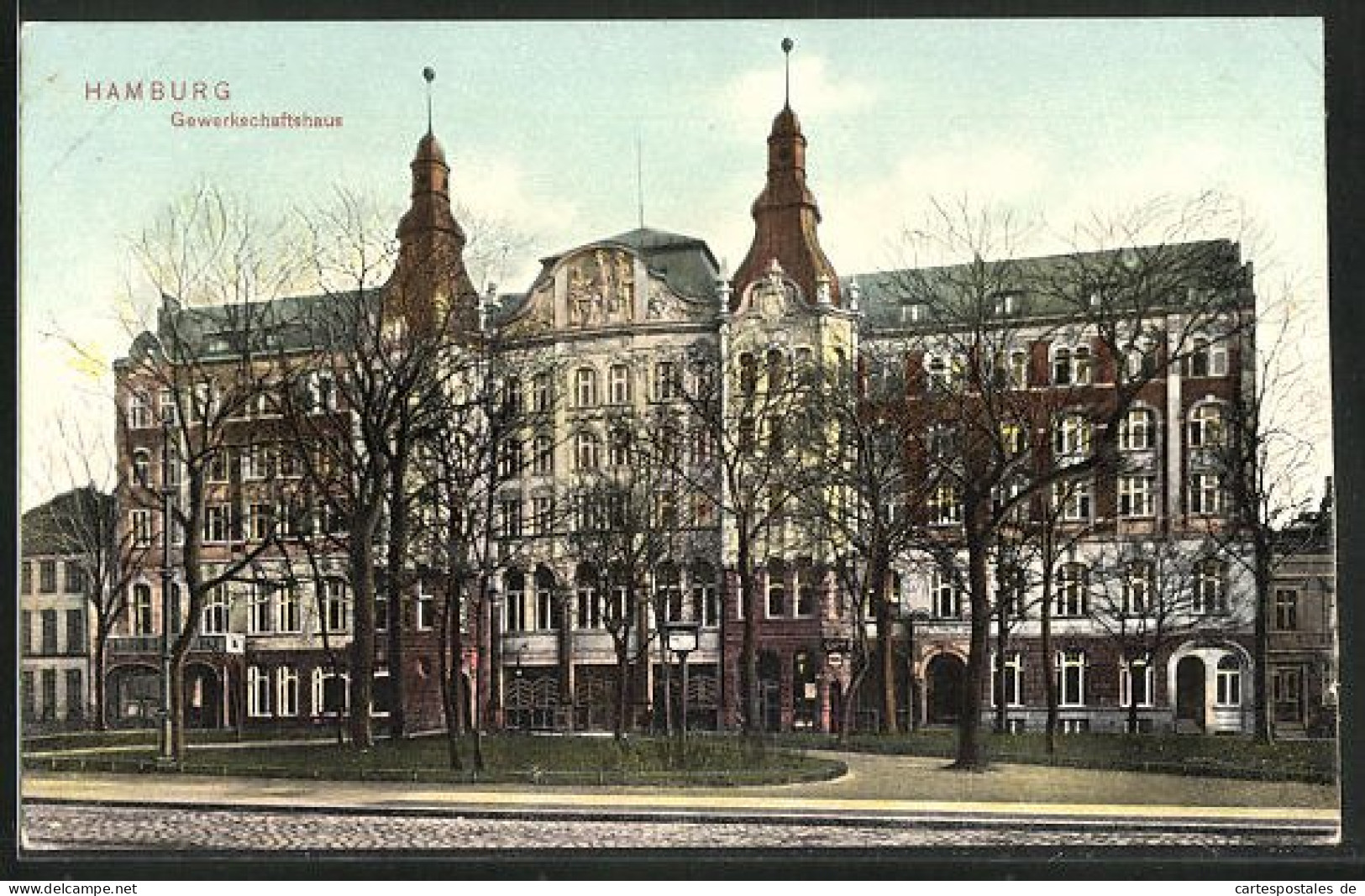 AK Hamburg-St.Georg, Am Gewerkschaftshaus  - Mitte